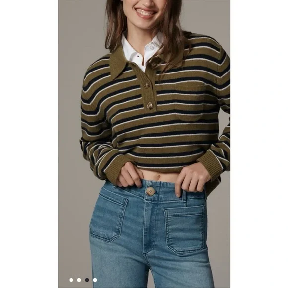 NWOT Maeve The Colette Wide-Leg Jeans Anthropologie - Picture 3 of 9